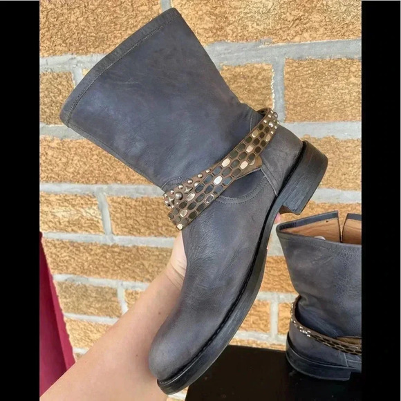 HOLLYWOOD TRADING COMPANY HTC biker boots 39 - Picture 5 of 16